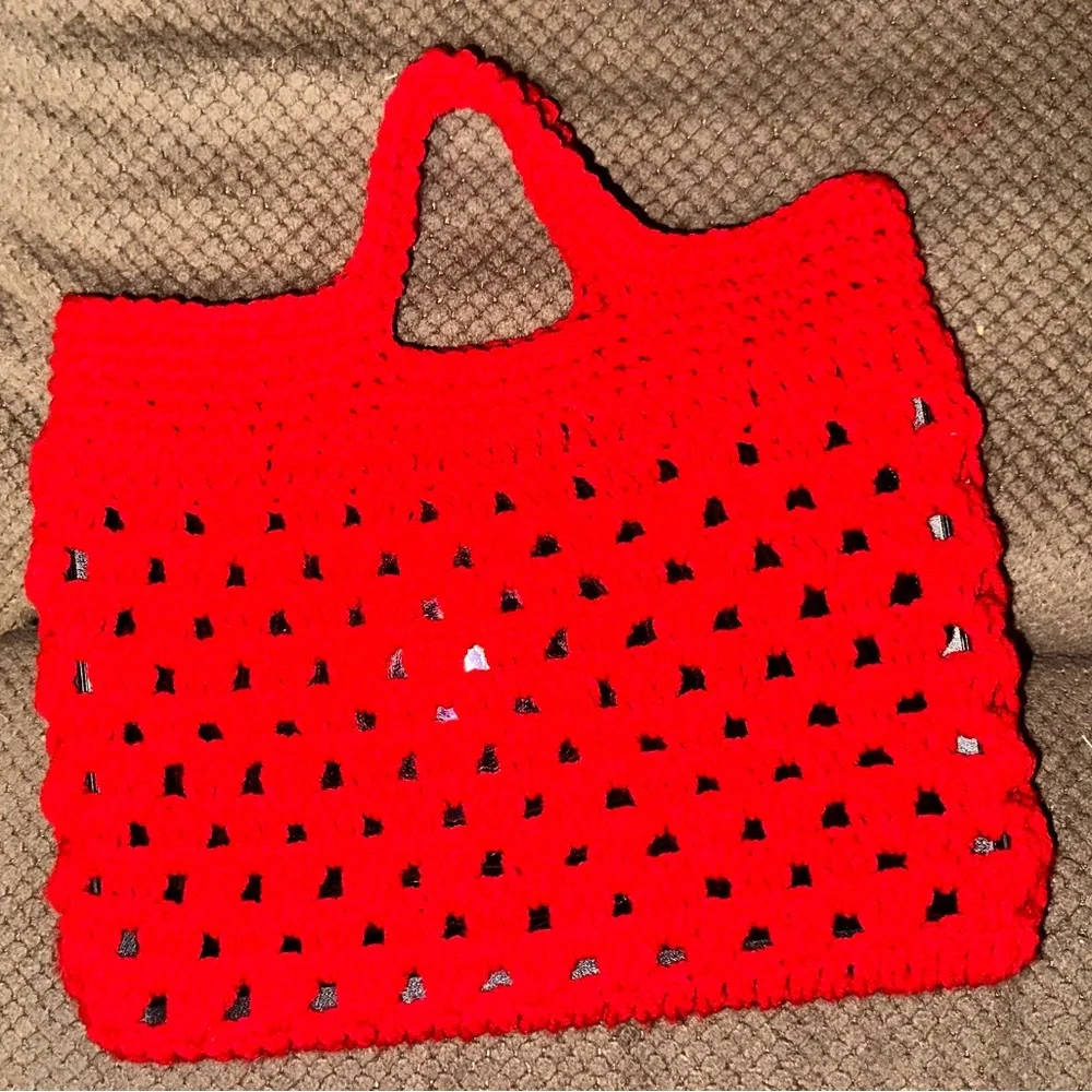 Red Tablet Cover with Circular Cutouts